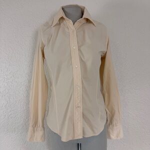 Faconnable Cream Corduroy Button Down Shirt M – Coastal Classic French Riviera